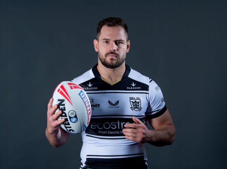 Picture by Allan McKenzie/SWpix.com - 07/01/2025 - Rugby League - Betfred Super League - Hull FC Media Day - The MKM Stadium, Hull, England - Aiden Sezer.