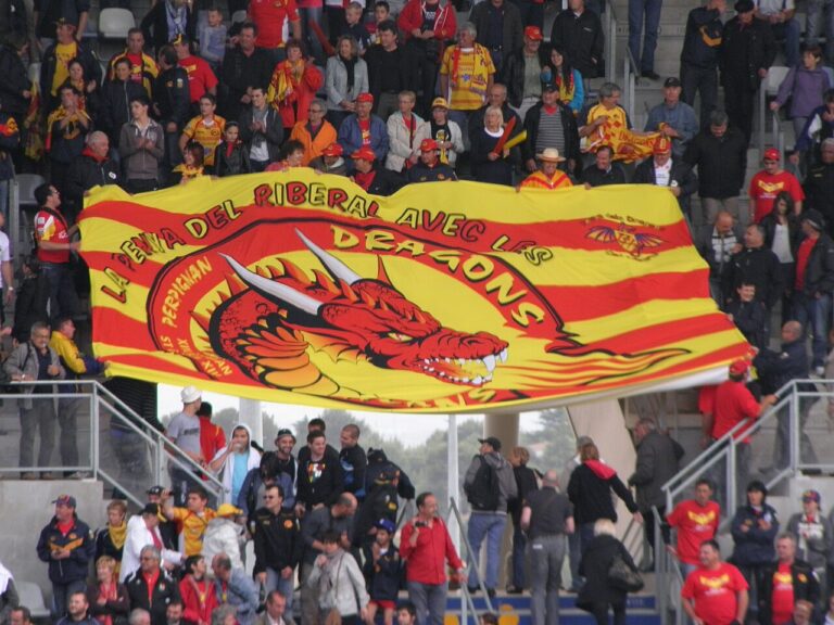 Catalans Dragons fans (Credit: WIKITRIPAU/licensed under the Creative Commons Attribution-Share Alike 4.0 International license)