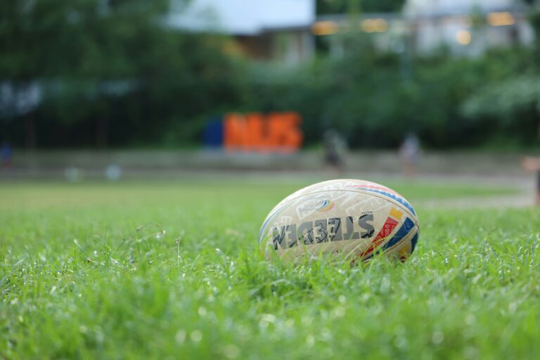 A Steeden rugby ball