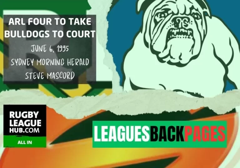 ARL four take Bulldogs to court (1995)