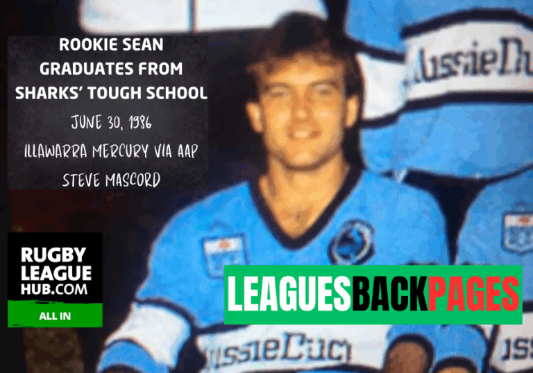 Cronulla 18 Canberra 4: Rookie Sean graduates from Sharks’ tough school (1986)