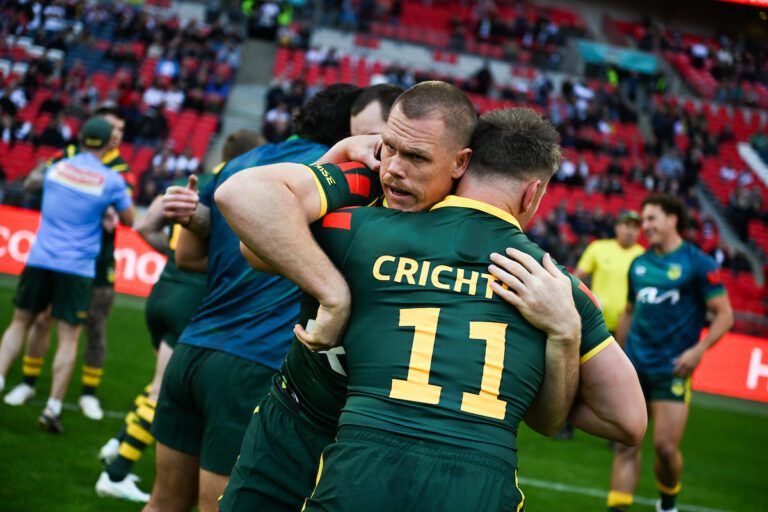 What was said in Australia’s impromptu halftime huddle