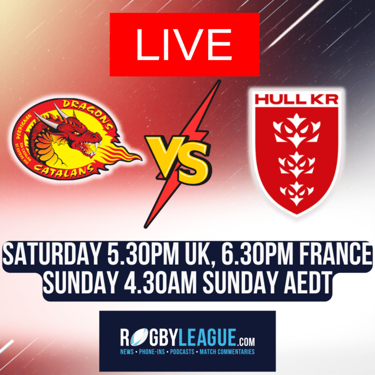 Live commentary: Catalans v Hull KR in Super League from Stade Gilbert Brutus