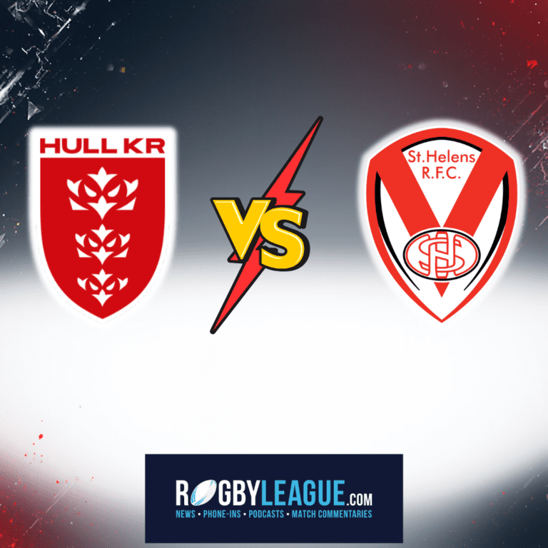 Live commentary: Hull KR v St Helens in Super League from Sewell Group Craven Park
