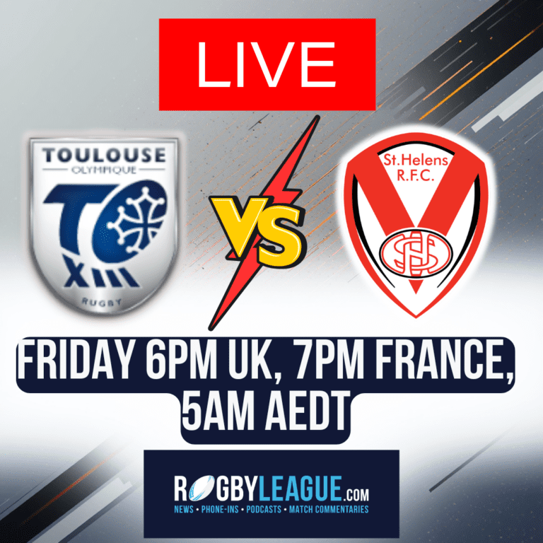 Live commentary: Toulouse v St Helens in Super League from Stade Ernest Wallon