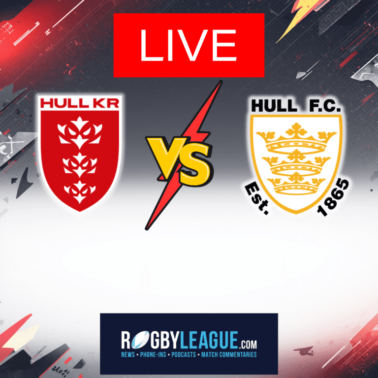 Live commentary: Hull KR v Hull FC in Super League from Sewell Group Craven Park
