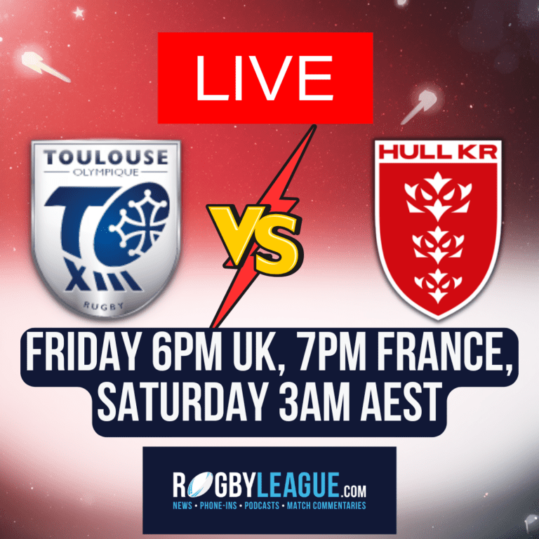 Live commentary: Toulouse v Hull KR at Stade Ernest Wallon