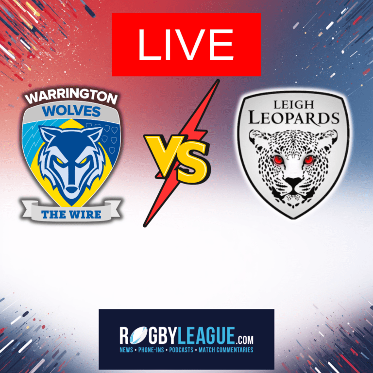 Live commentary: Warrington v Leigh in Super League from Halliwell Jones Stadium