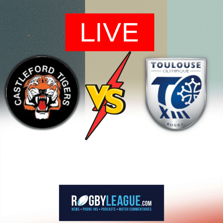 Live commentary: Castleford v Toulouse in Super League from OneBore Stadium