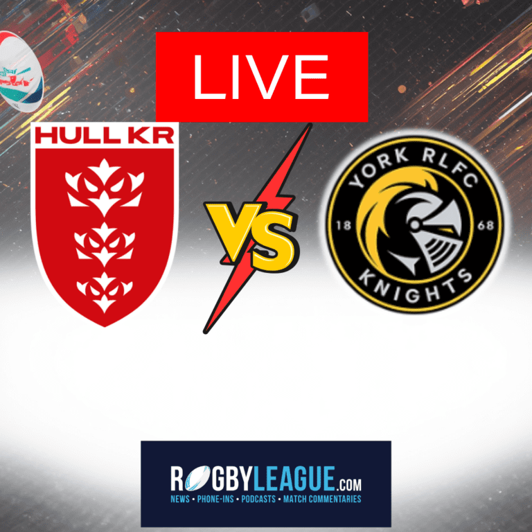 Live commentary: Hull KR v York in Super League at Sewell Group Craven Park