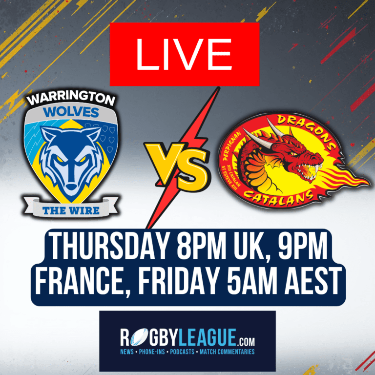 Live commentary: Warrington v Catalans in Super League at Halliwell Jones Stadium