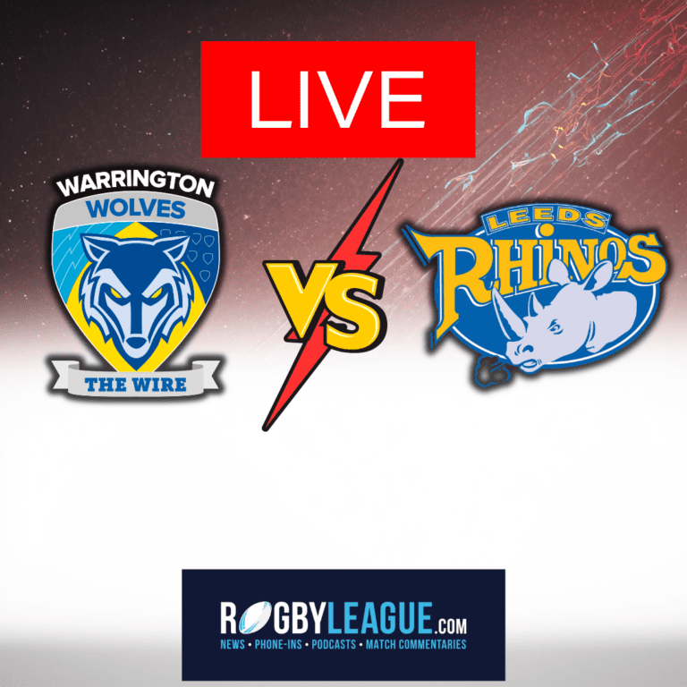 Live commentary: Warrington v Leeds in Super League from Halliwell Jones Stadium