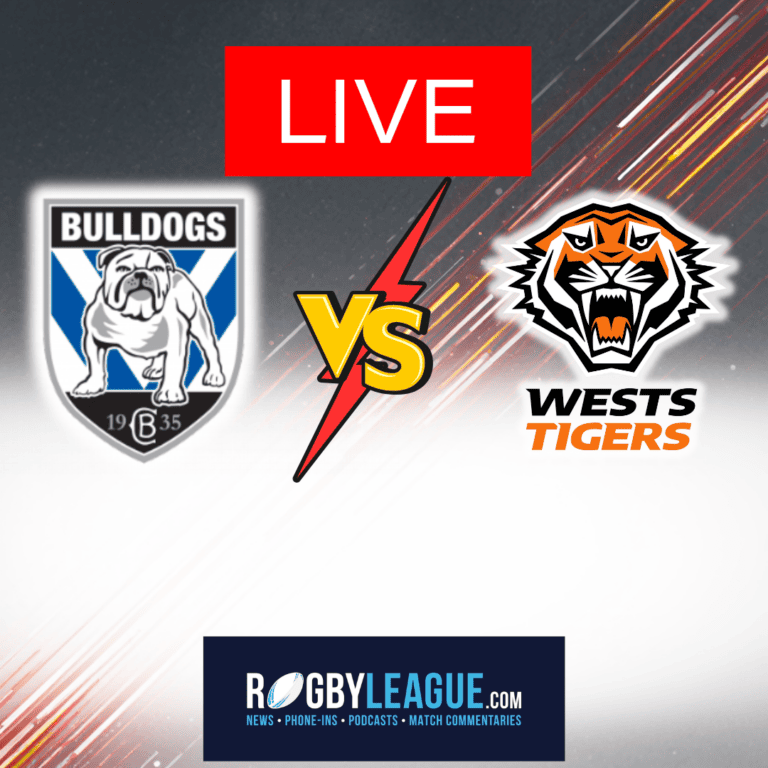 Live commentary: Canterbury v Wests Tigers in the NRL from Accor Stadium