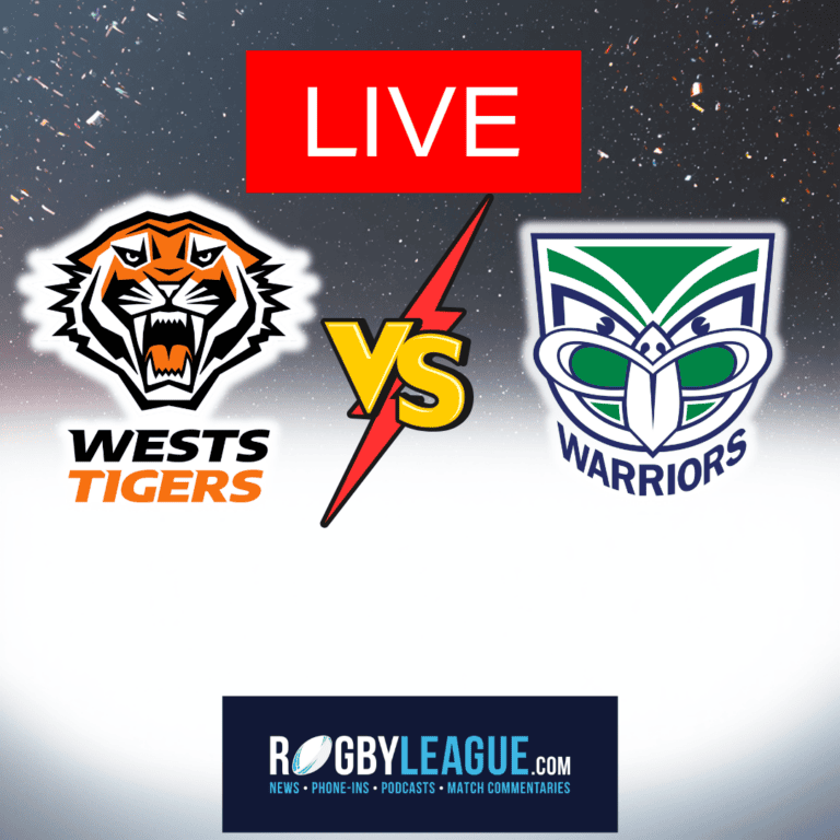 Live commentary: Wests Tigers v NZ Warriors in the NRL from Campbelltown Stadium