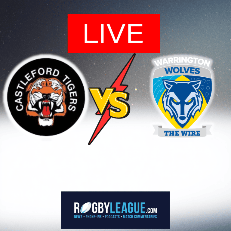 Live commentary: Castleford v Warrington in Super League at OneBore Stadium